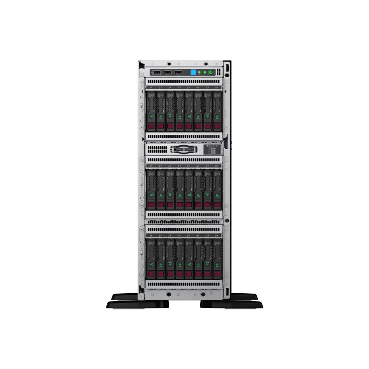 HPE ProLiant ML350 Gen10 Intel Xeon Silver 4210R 2.4GHz 16GB DDR4 SDRAM P408i-a SR Gen10 2.5 SFF SAS/SATA Gigabit Ethernet 800W Tower Server