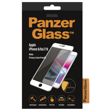 PanzerGlass iPhone 6/6s/7/8 White - Privacy Screen Protector