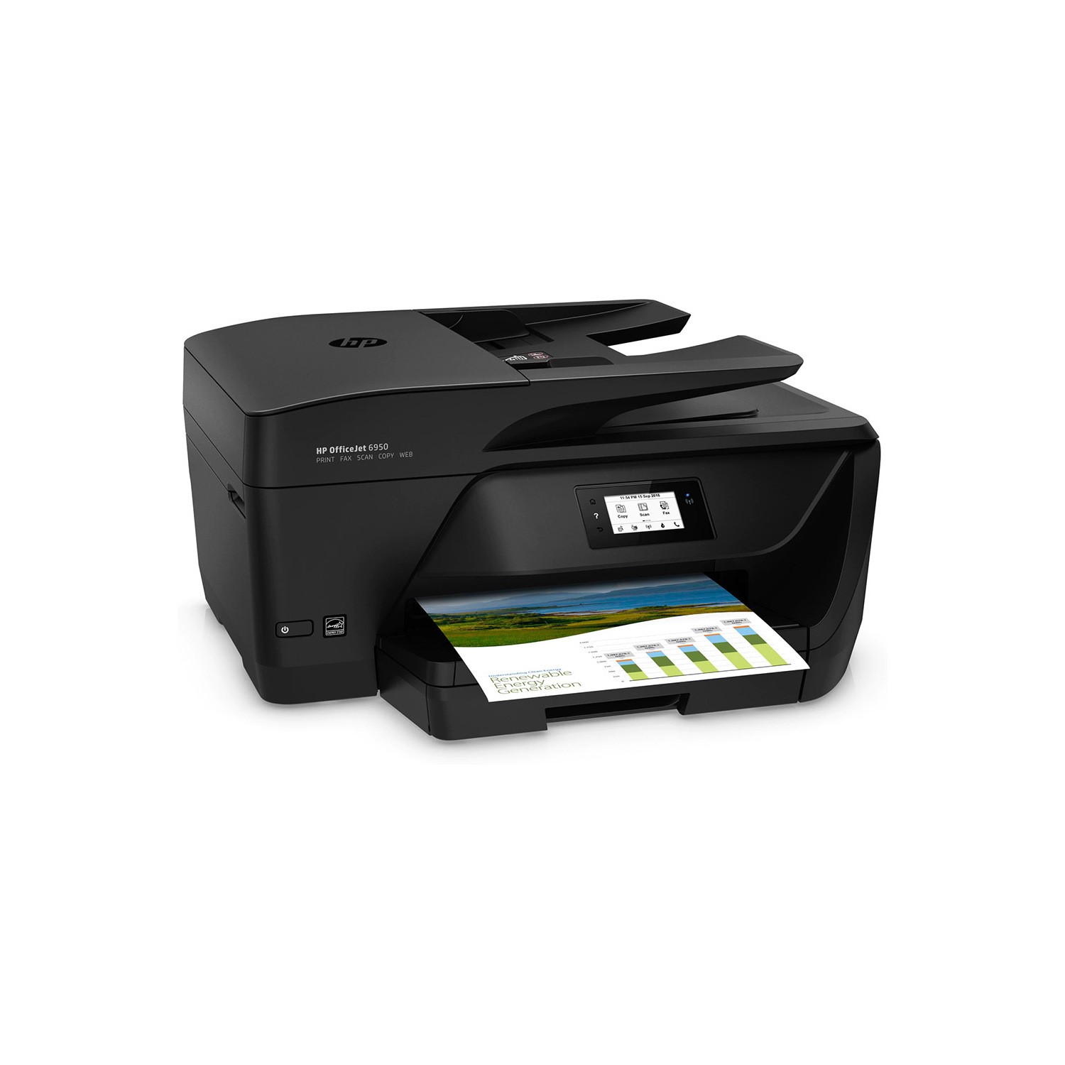 HP OfficeJet 6950 A4 All In One Wireless Inkjet Colour Printer - Laptops  Direct