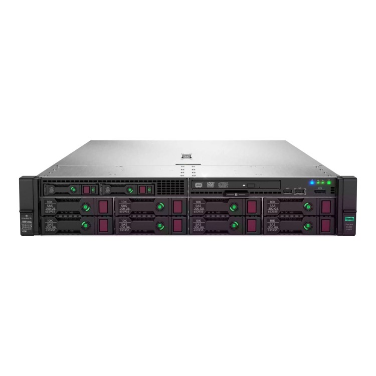 HPE ProLiant DL380 Gen10 Intel Xeon Silver 4210R 2.4GHz 10c 1P 32GB DDR4 SDRAM P408i-a 2.5 SFF SAS Gigabit Ethernet 800W 2U Rack-mountable Server