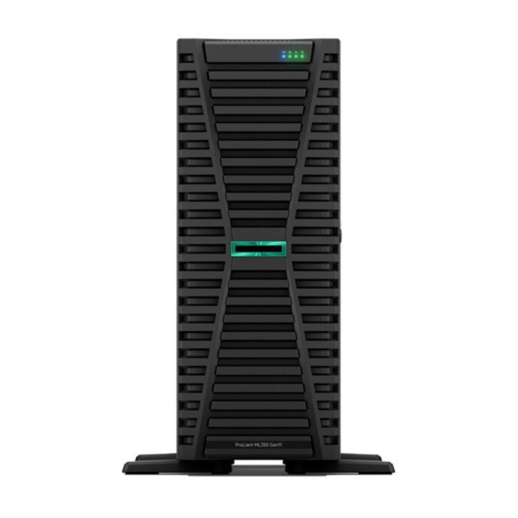 HPE ProLiant ML350 Gen11 Intel Xeon-G 5418Y 24-Core 2.00GHz 45MB 32GB 1 x 32GB PC5-4800B RDIMM 8 x Hot Plug 2.5in Small Form Factor x1 Tri-Mode Basic Carrier MR408i-o No Optical 1000W 3 Year Next Busi
