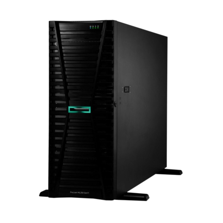 HPE ProLiant ML350 Gen11 Intel Xeon-G 5418Y 24-Core 2.00GHz 45MB 32GB 1 x 32GB PC5-4800B RDIMM 8 x Hot Plug 2.5in Small Form Factor x1 Tri-Mode Basic Carrier MR408i-o No Optical 1000W 3 Year Next Busi