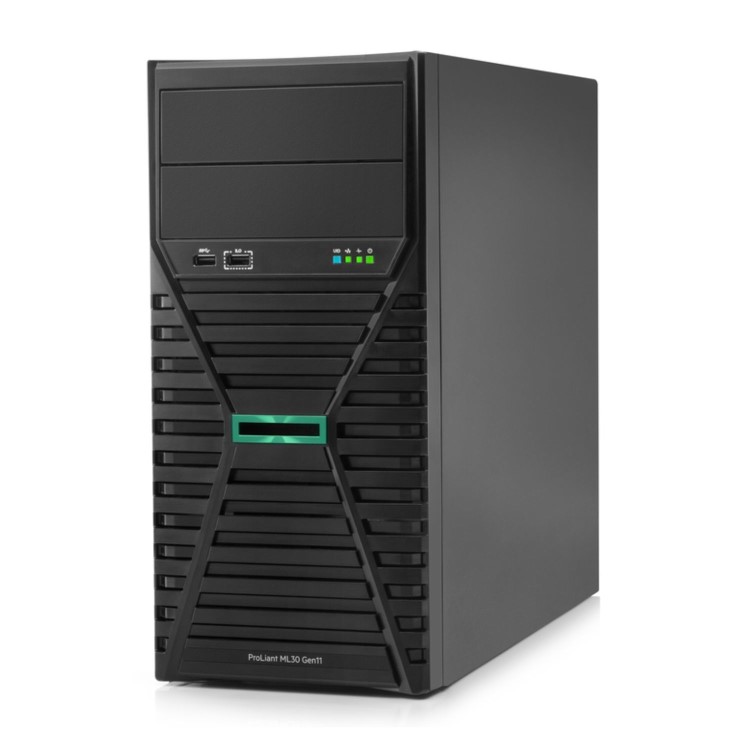HPE ProLiant ML30 Gen11 Intel Xeon E-2434 3.40GHz 4c 16GB RAM 4U Tower Server - No HDD
