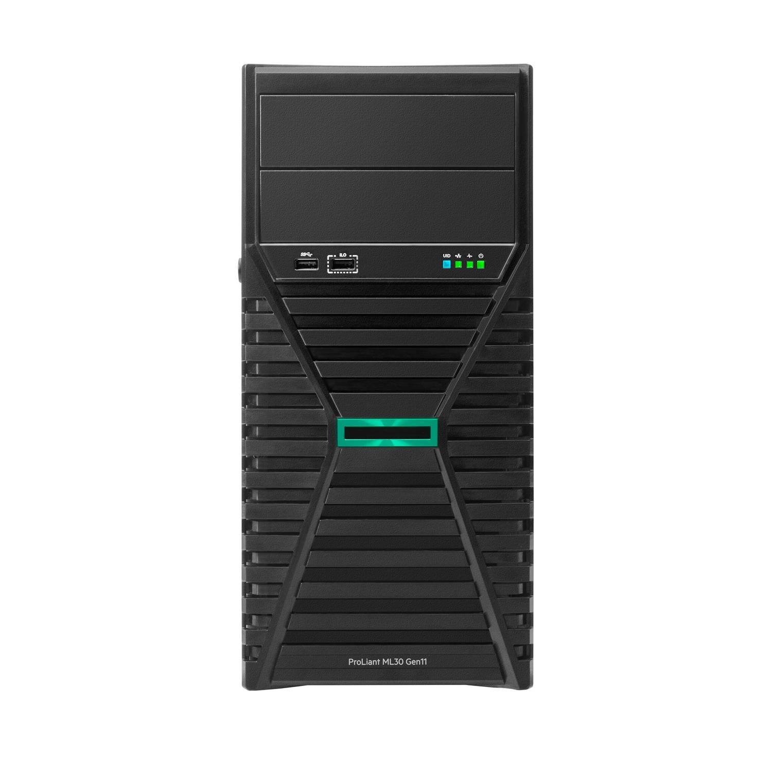 HPE ProLiant ML30 Gen11 Intel Xeon E 2434 Quad Core 3.40GHz 1 x DDR5 4800B E UDIMM 2 x 960GB SSD Hot Plug