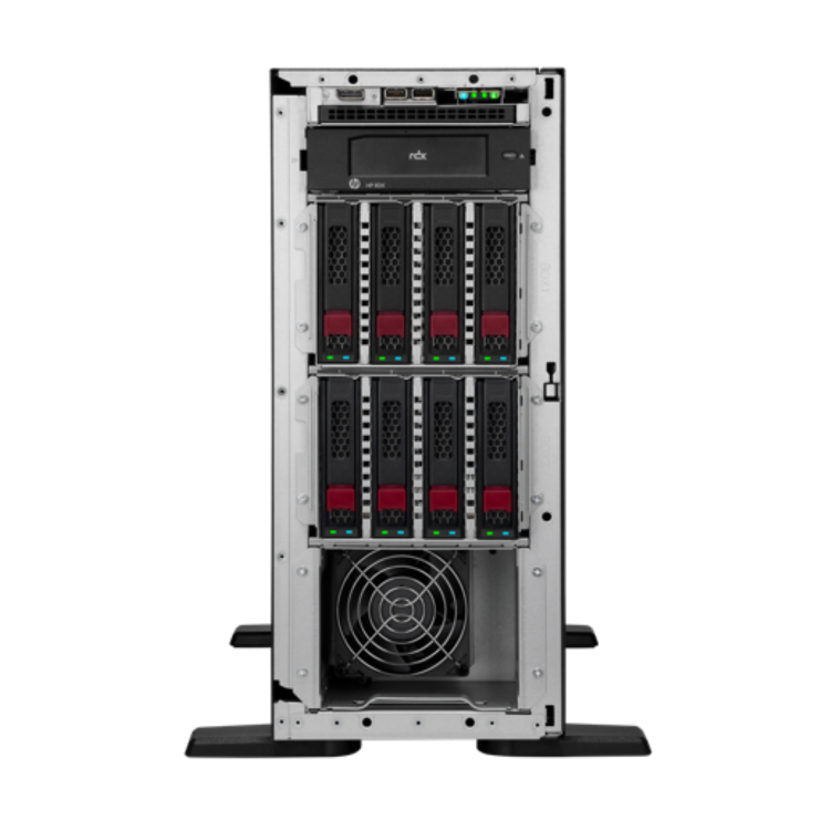 HPE ProLiant ML110 Gen11 Intel Xeon Silver 4510 2.4GHz 12c 32GB RAM 2x4TB HDD 4.5U Tower Server