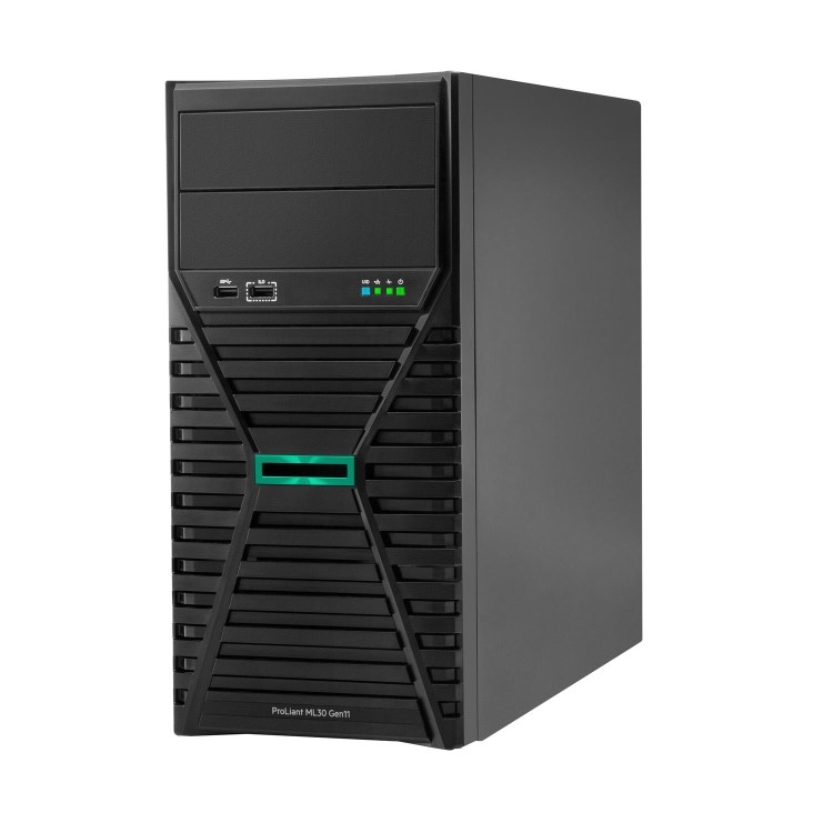 ProLiant ML30 Gen11 E-2436 2.9GHz 6c 1P 1x32GB-U 8SFF MR216i-p 2x480GB SSD 2x800W PS EU Server