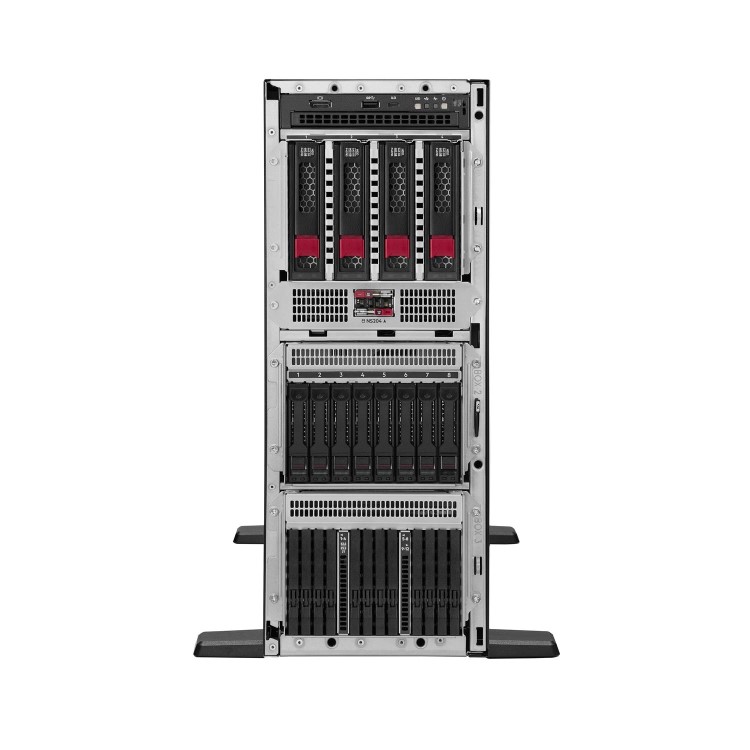 Hewlett Packard HPE ProLiant Compute ML350 Gen12 6515P 16c 1x64GB-R 8SFF MR408i-o 2x480GB SSD 2x1000W PS EU Server - This HPE pre built server includes the following_ - 1 x P69728-B21  HPE 64GB 