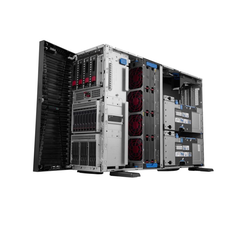 Hewlett Packard HPE ProLiant ML350 Gen12 Intel Xeon 6505P 12-Core 2.20GHz 48MB 32GB 1 x 32GB PC5-6400B RDIMM 2 x 4TB HDD 4 x Hot Plug 3.5in Large Form Factor Low Profile MR408i-o No Optical 2 x 1000W 