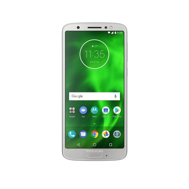 Grade A Motorola Moto G6 Silver 5.7" 32GB 4G Unlocked & SIM Free