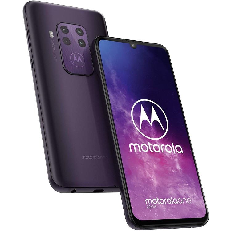 GRADE A1 - Motorola One Zoom Cosmic Purple 6.4" 128GB 4G Dual SIM Unlocked & SIM Free