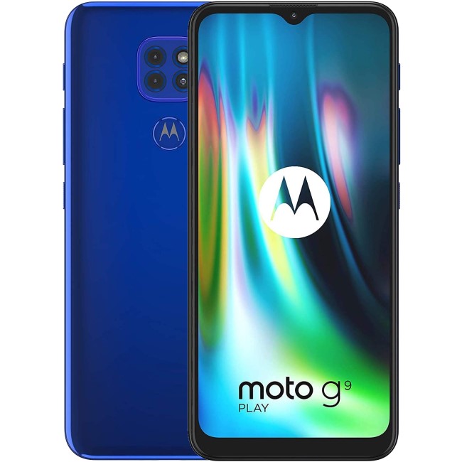 Motorola Moto G9 Play Sapphire Blue 6.5" 64GB 4G Unlocked & SIM Free Smartphone
