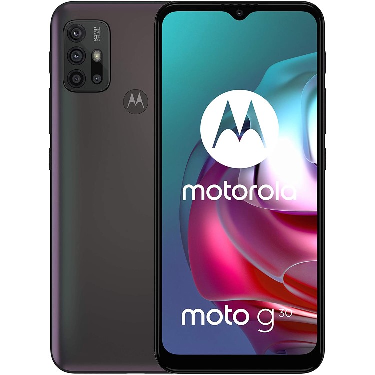 Motorola Moto G30 Dark Pearl 6.5" 128GB 4G Unlocked & SIM Free Smartphone