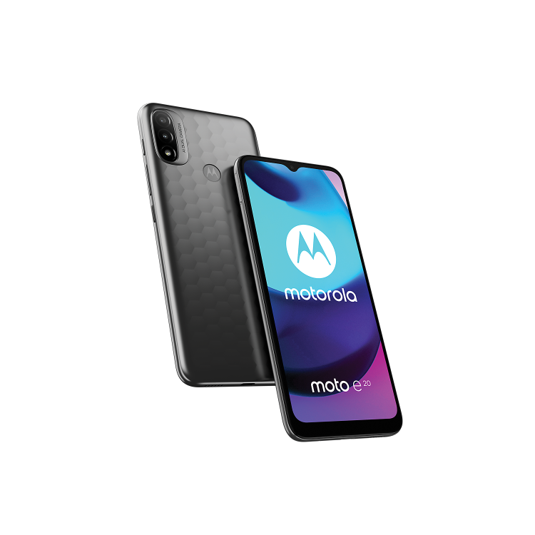 Refurbished Motorola Moto E20 32GB 4G SIM Free Smartphone - Graphite Grey