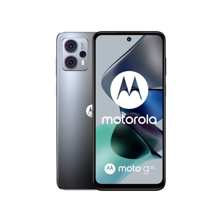 Motorola Moto G23 128GB 4G SIM Free Smartphone - Matte Charcoal
