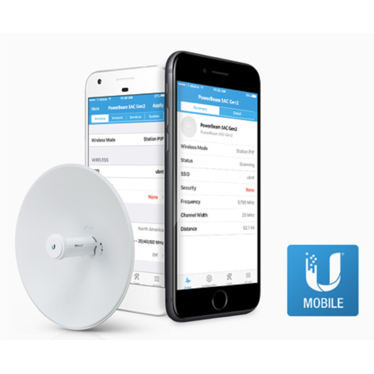 Ubiquiti Power Beam AC Gen 2 450 Mbit/s White