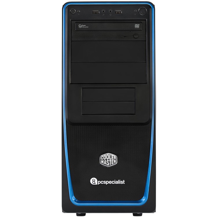 PC Specialist Core i3-6100 3.70GHz 8GB 1TB GeForce GTX 750Ti 2GB DVD-RW Windows 10 Gaming Desktop