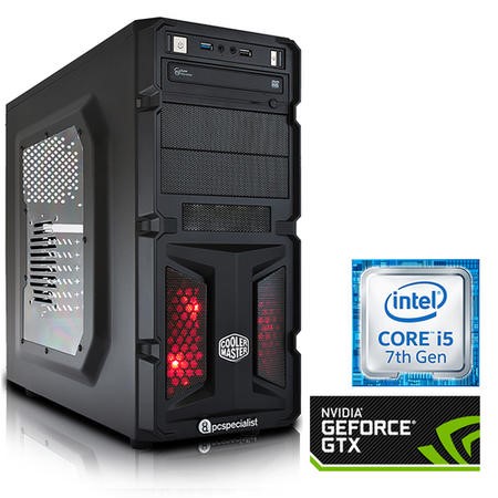 PC Specialist Core i5-7400 8GB 1TB NVIDIA GeForce GTX 1050Ti