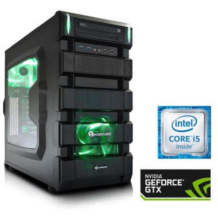 PC Specialist Osiris Gamer Pro Intel Core i5-6600 8GB 2TB DVD-RW