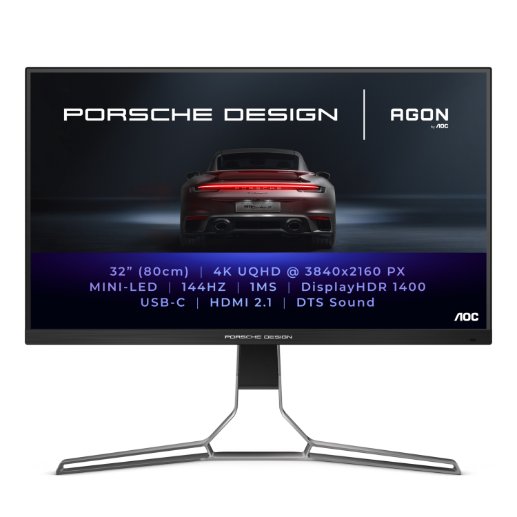 AOC Porsche Design 31.5" 4K UHD IPS HDR Monitor 