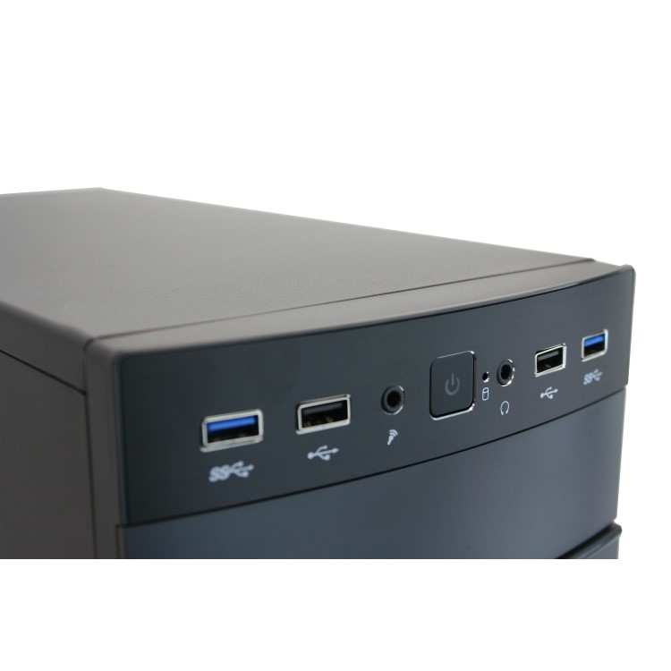 Punch Technology 2003 mATX Ryzen 7 4750G 16GB 240GB SSD Radeon Windows 10 Pro Desktop PC
