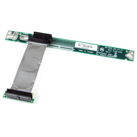 StarTech.com PCI Express Riser Card x1 Left Slot Adapter 1U with Flexible Cable