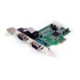 StarTech 2 Port Native PCI Express RS232 Serial Adapter Card with 16550 UART