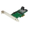 StarTech.com 3 Port PCI Express 2.0 SATA III 6 Gbps RAID Controller Card w/ mSATA Slot and HyperDuo 