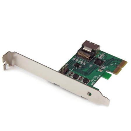 StarTech.com PCI Express 2.0 SATA III 6Gbps Mini-SAS SFF-8087 RAID Controller Card w/ HyperDuo SSD