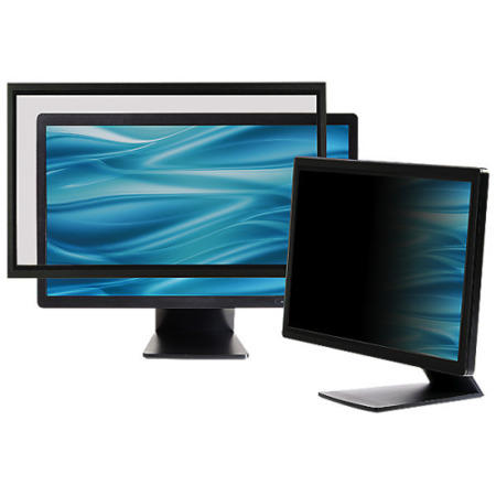 3M Black Framed Monitor Lightweight Filter Widescreen 23" - 24"  16_9