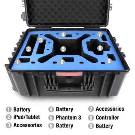 Proflight Hard Waterproof Case With Wheels & Handle