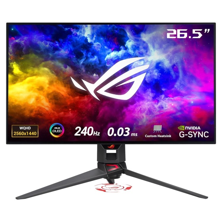 ASUS ROG Swift PG27AQDM 27" QHD OLED 240Hz 0.03ms FreeSync Gaming Monitor