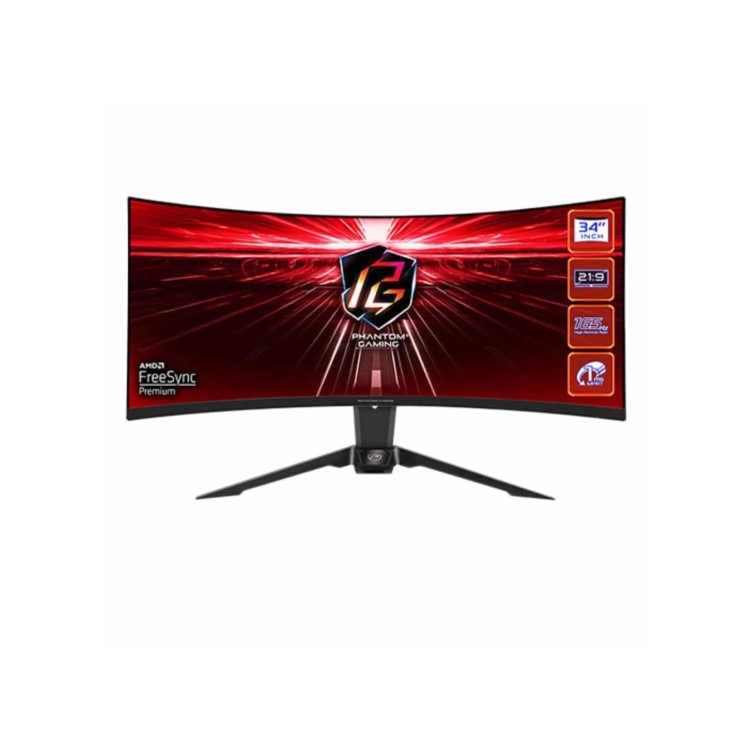 ASRock PG34WQ15R3A 34" VA WQHD 165Hz 1ms Curved Gaming Monitor