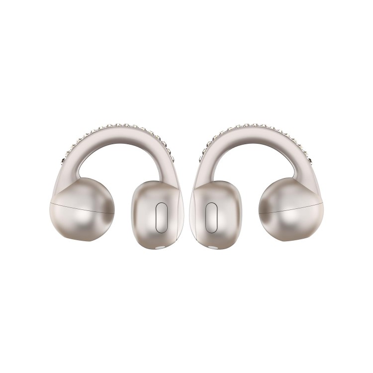 Motorola Moto Buds Loop Bluetooth Earphones - French Oak w/ crystals by Swarovski