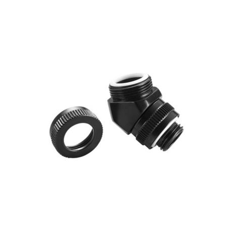 Phanteks 12mm Hard Tube Adapter 45 - Black