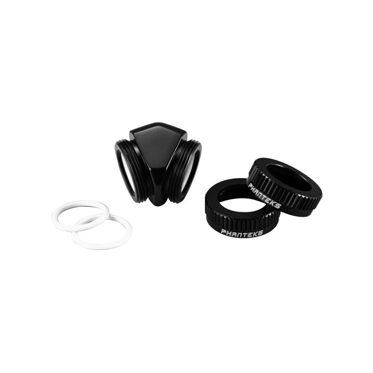 Phanteks 16mm Hard TubeAdapter 45 - Black