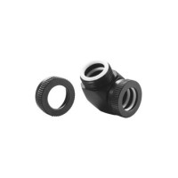 Phanteks 12mm Hard TubeAdapter 90 - Black