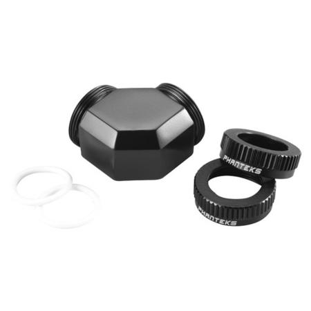 Phanteks 16mm Hard TubeAdapter 90 - Black