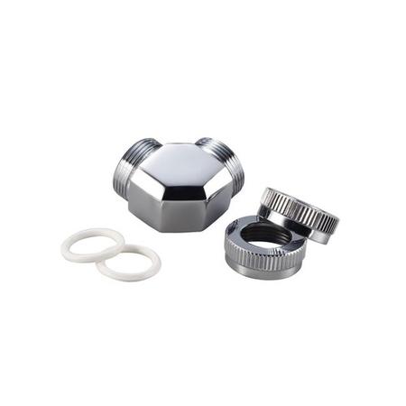 Phanteks 12mm Hard TubeAdapter 90 - Chrome