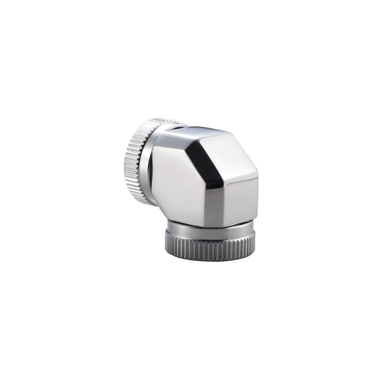 Phanteks 12mm Hard TubeAdapter 90 - Chrome