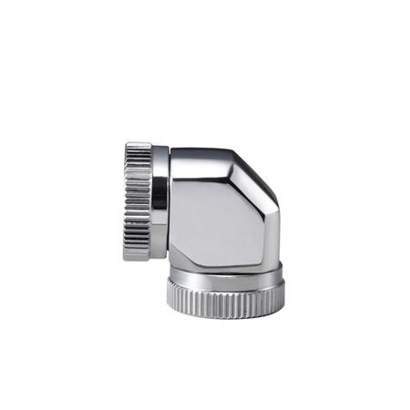 Phanteks 12mm Hard TubeAdapter 90 - Chrome