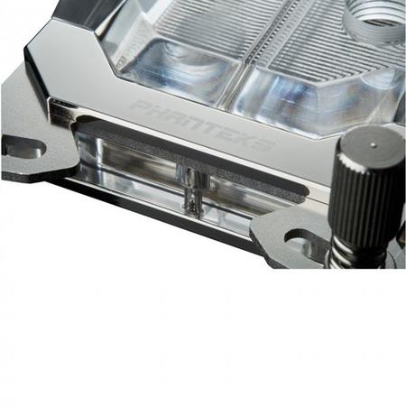 Phanteks Glacier C399a TR4 CPU Water Block Acrylic Cover RGB LED - Chrome