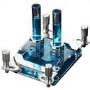Phanteks Glacier C399a TR4 CPU Water Block Acrylic Cover RGB LED - Chrome