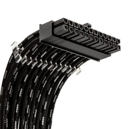 Phanteks Extension Cable Combo Kit S-Pattern - Black/Silver