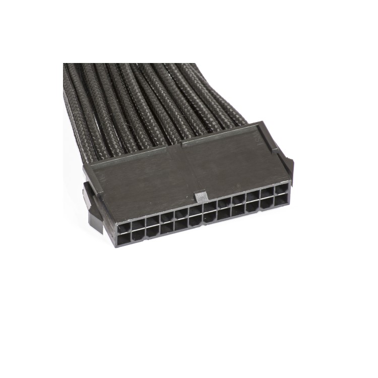 Phanteks 24-Pin ATX Cable Extension 50cm - Sleeved Black