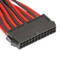 Phanteks 24-Pin ATX Cable Extension 50cm - Sleeved Black & Red
