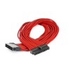 Phanteks 24-Pin ATX Cable Extension 50cm - Sleeved Red