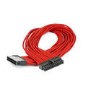 Phanteks 24-Pin ATX Cable Extension 50cm - Sleeved Red