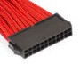 Phanteks 24-Pin ATX Cable Extension 50cm - Sleeved Red