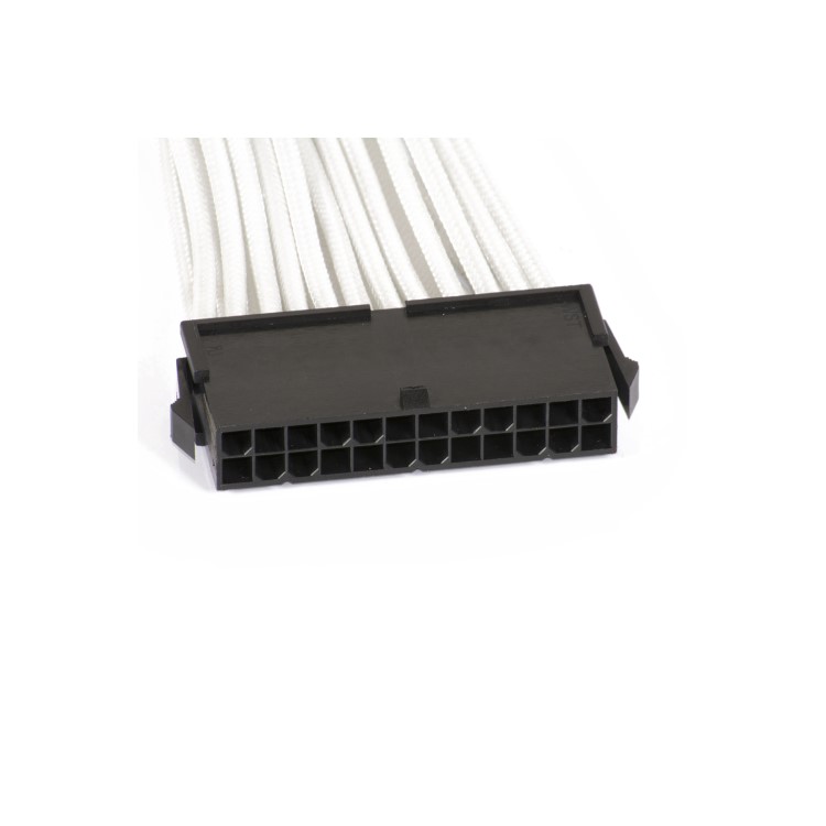 Phanteks 24-Pin ATX Cable Extension 50cm - Sleeved White