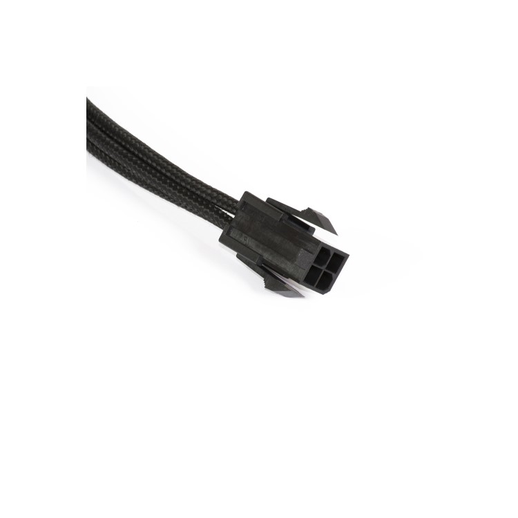 Phanteks Molex Cable Extension 50cm - Sleeved Black